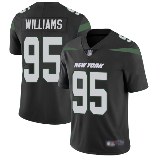 New York Jets Limited Black Men Quinnen Williams Alternate Jersey NFL Football #95 New York Jets->new york jets->NFL Jersey